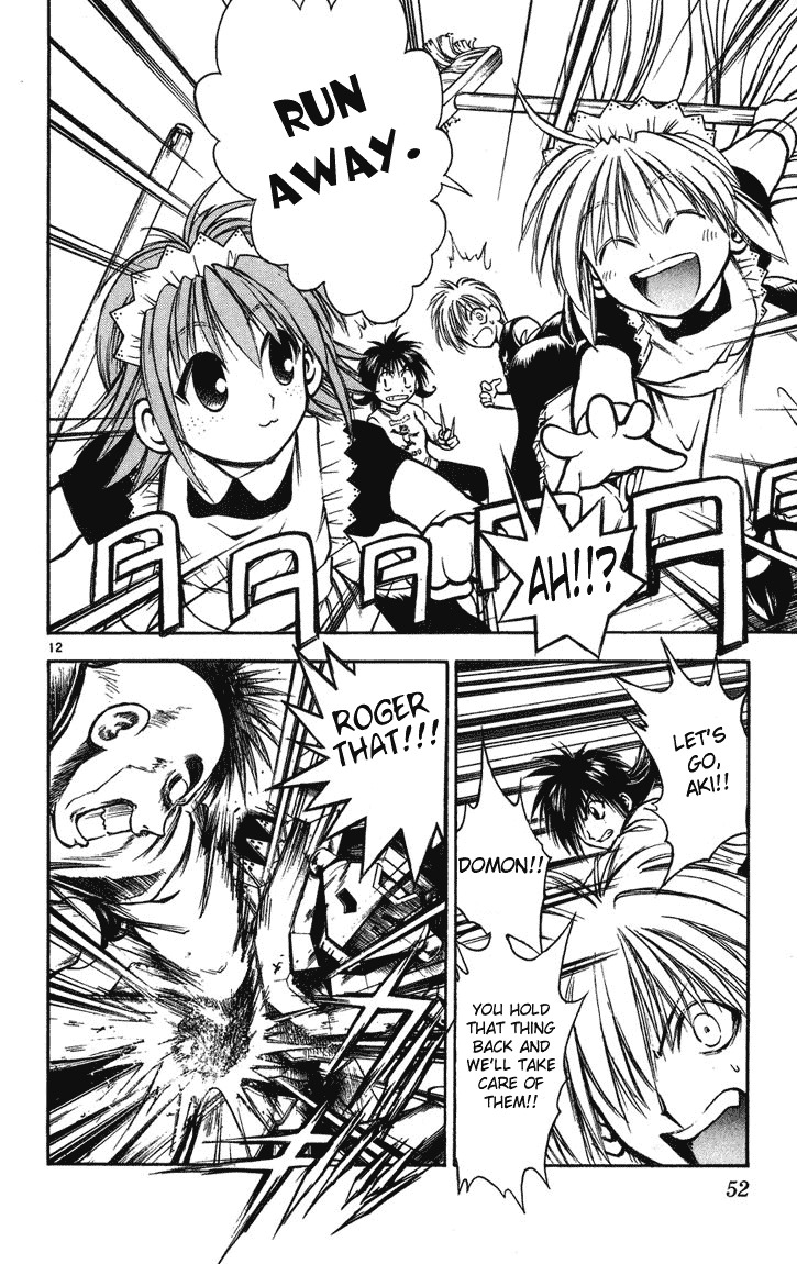 Flame of Recca Chapter 240 page 11 - Chapter 240: 3 Vs 3 (Miruku, Kurumi, and Mikuru)