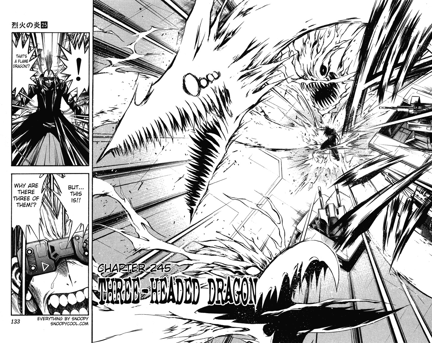 Flame of Recca Chapter 245 page 2 - Chapter 245: Three-headed Dragon