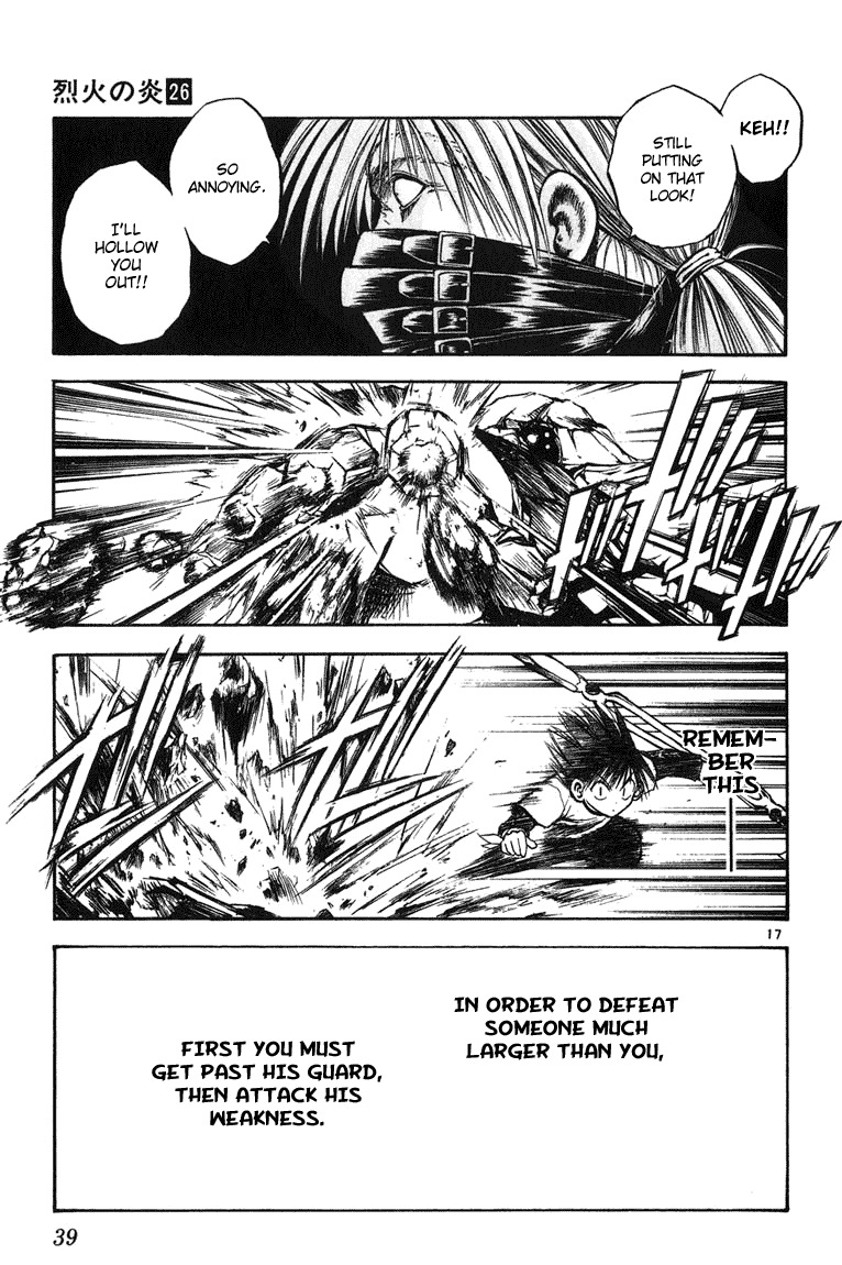 Flame of Recca Chapter 249 page 16 - Chapter 249: Fighting Lesson