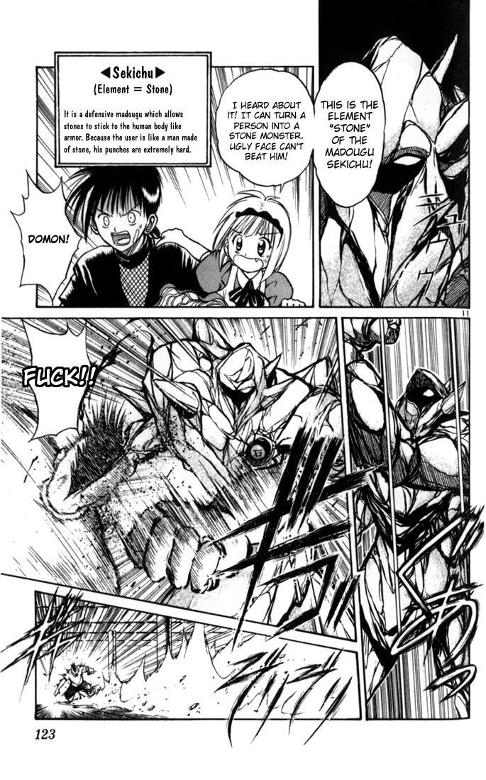 Flame of Recca Chapter 26 page 11 - Chapter 26: The Awakening of the Earth