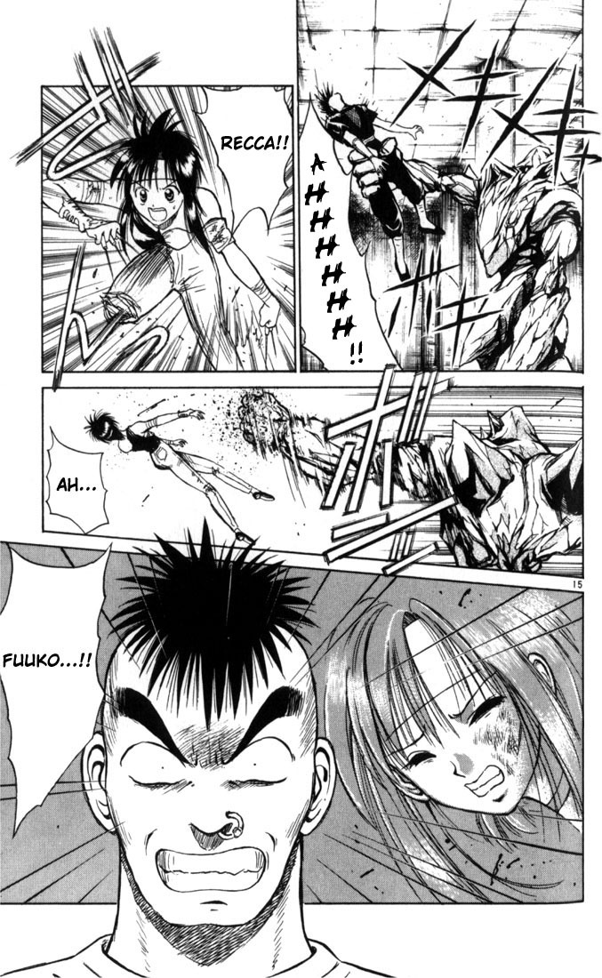 Flame of Recca Chapter 26 page 15 - Chapter 26: The Awakening of the Earth