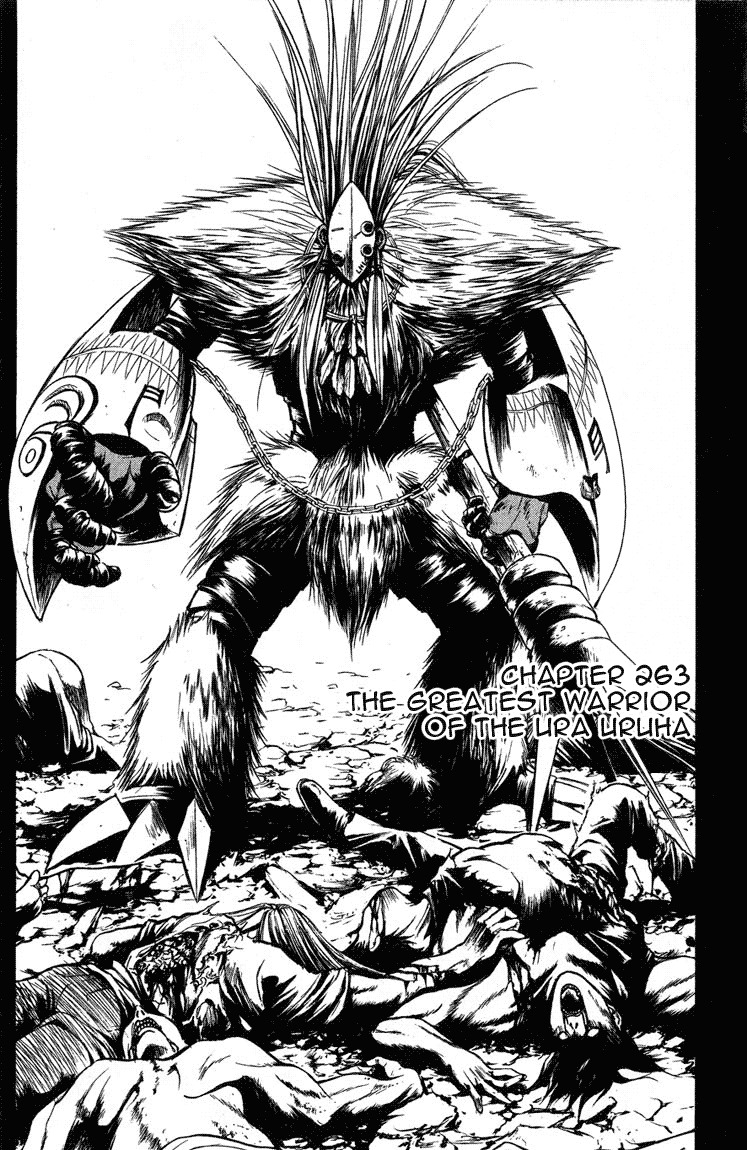 Flame of Recca Chapter 263 page 1 - Chapter 263: The Greatest Warrior of the Ura Uruha