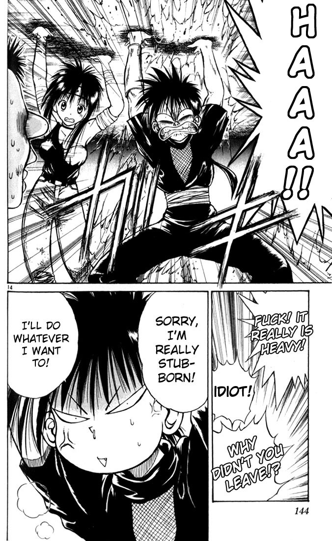 Flame of Recca Chapter 27 page 14 - Chapter 27: The Golden Shield Against Water