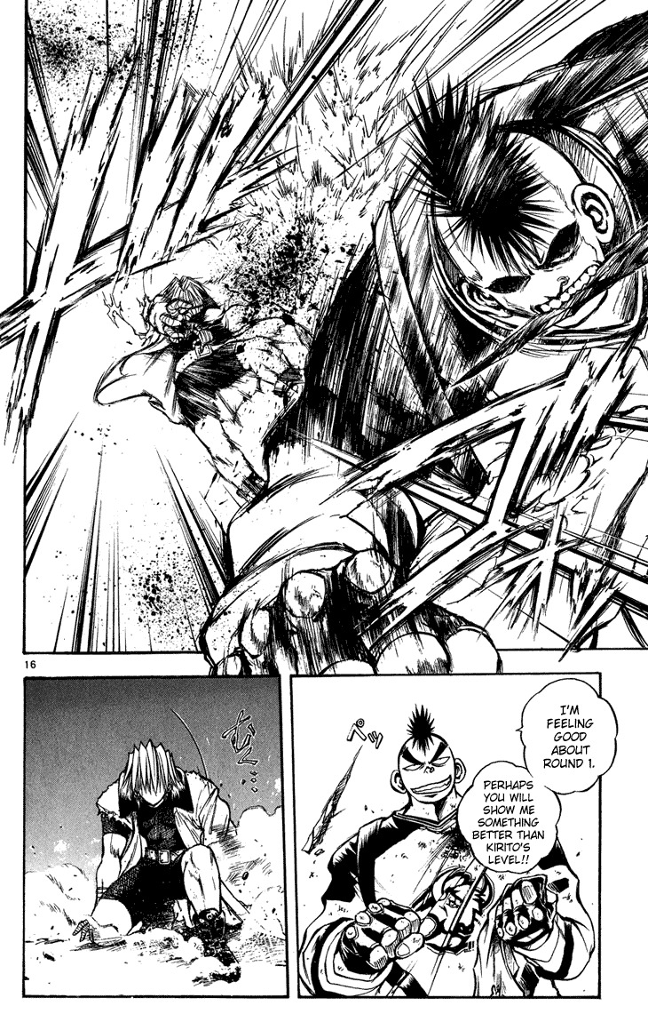 Flame of Recca Chapter 280 page 16 - Chapter 280: -Final Battle- 1st Fight/Domon VS Hiruko (1) Back's Spirit