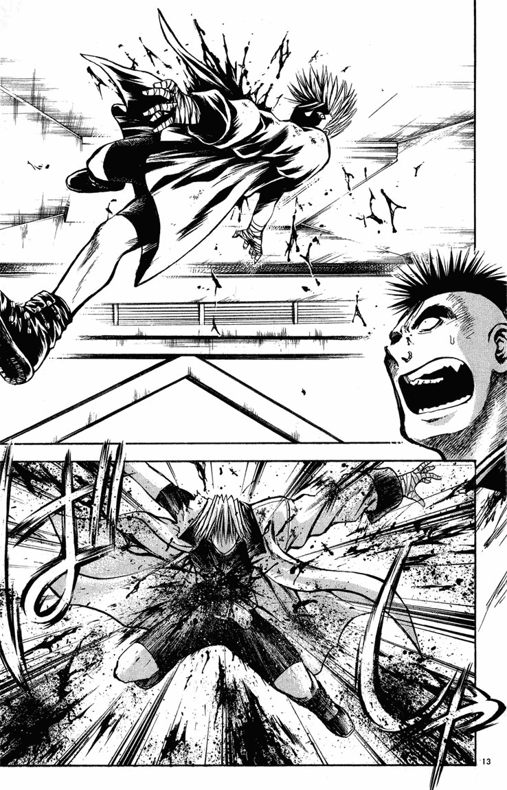 Flame of Recca Chapter 281 page 13 - Chapter 281: -Final Battle- 1st Fight/Domon VS Hiruko (2) Bloodshed Battle