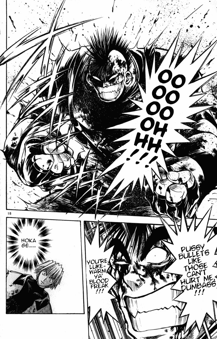 Flame of Recca Chapter 281 page 18 - Chapter 281: -Final Battle- 1st Fight/Domon VS Hiruko (2) Bloodshed Battle
