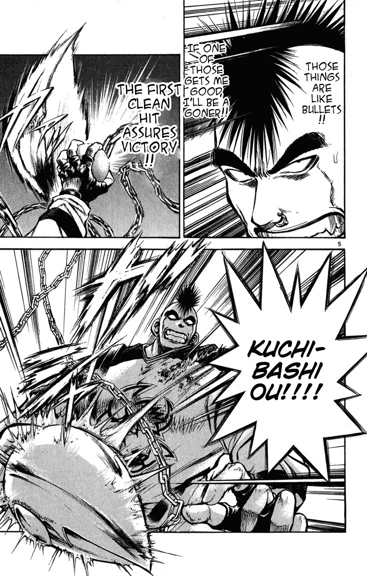 Flame of Recca Chapter 281 page 5 - Chapter 281: -Final Battle- 1st Fight/Domon VS Hiruko (2) Bloodshed Battle