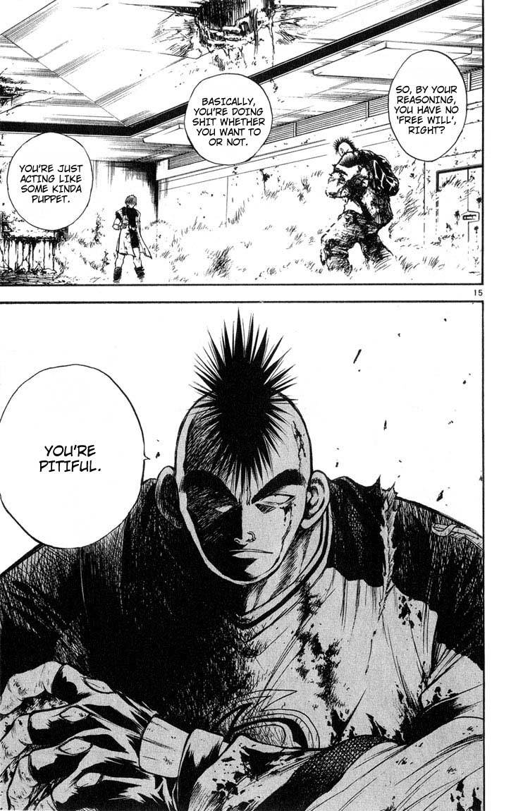 Flame of Recca Chapter 282 page 15 - Chapter 282: -Final Battle- 1st Fight/Domon VS Hiruko (3) THE MISSION