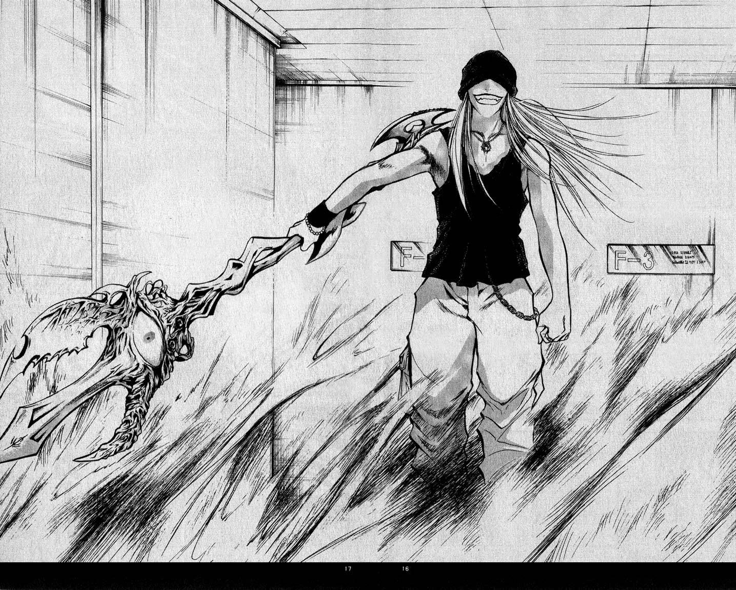 Flame of Recca Chapter 283 page 16 - Chapter 283: -Final Battle- 1st Fight/Domon VS Hiruko (4) Iron Body, Steel Will