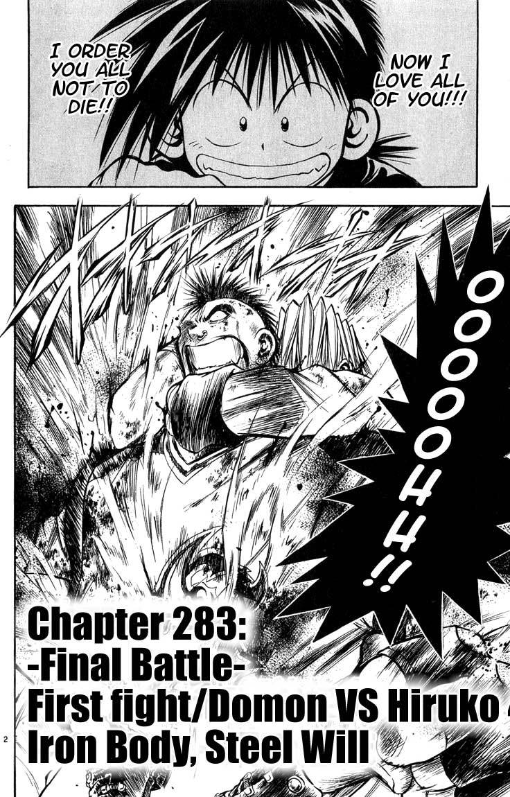 Flame of Recca Chapter 283 page 2 - Chapter 283: -Final Battle- 1st Fight/Domon VS Hiruko (4) Iron Body, Steel Will
