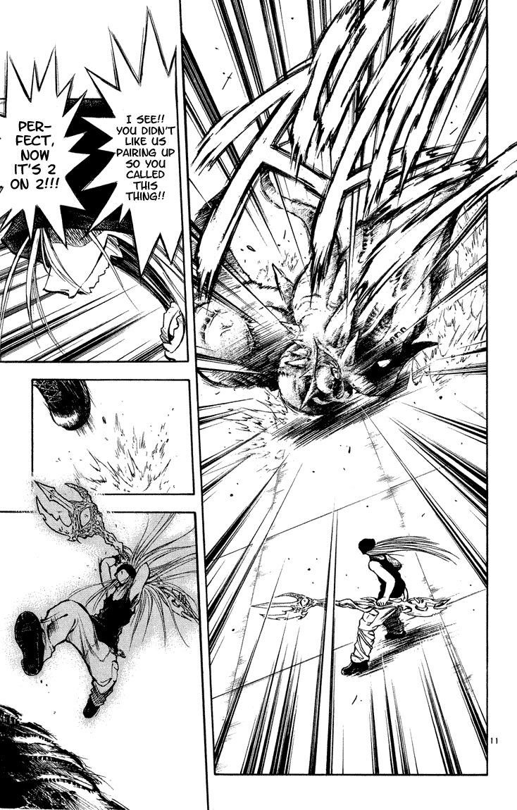 Flame of Recca Chapter 285 page 10 - Chapter 285: -Final Battle- 3rd Fight/ Koganei, Joker VS Kirito (1) Two Questions
