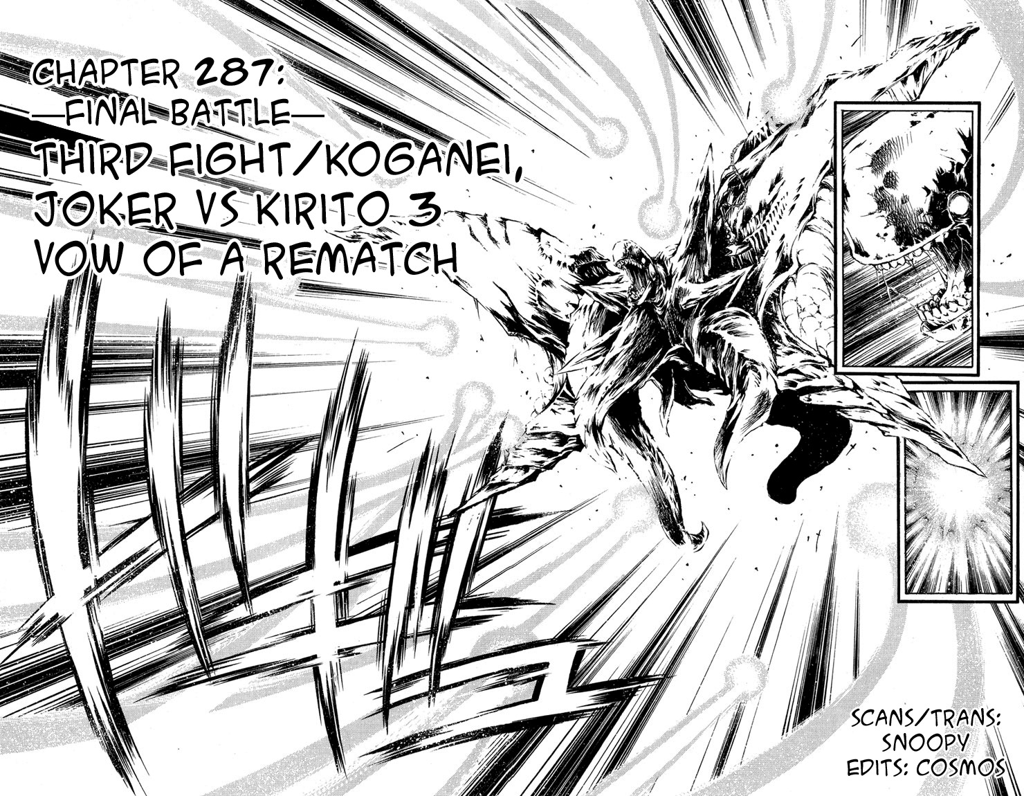Flame of Recca Chapter 287 page 2 - Chapter 287: -Final Battle- 3rd Fight/ Koganei, Joker VS Kirito (3) Vow of a Rematch