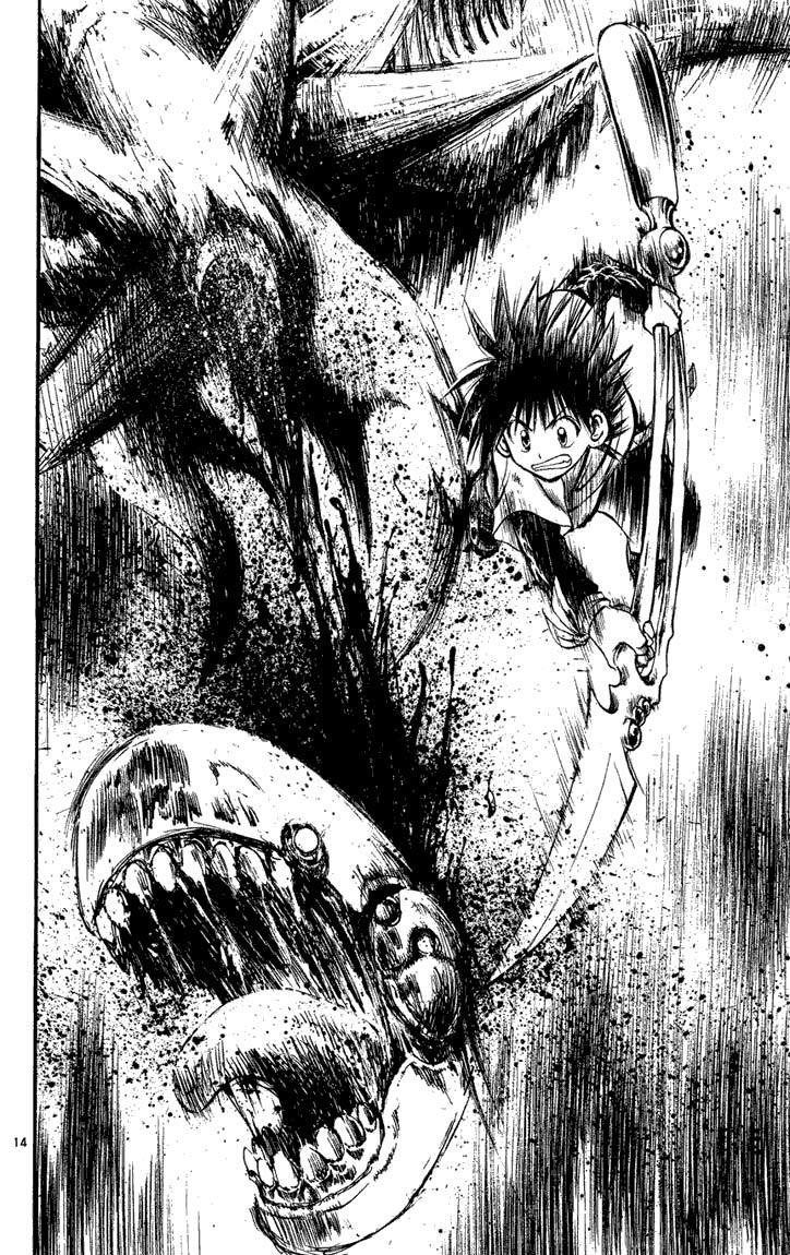 Flame of Recca Chapter 288 page 14 - Chapter 288: -Final Battle- 3rd Fight/ Koganei, Joker VS Kirito (4) Final Question