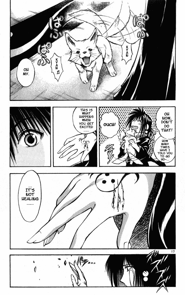 Flame of Recca Chapter 291 page 17 - Chapter 291: -Final Battle- 5th Fight/ Kagerou VS Rasen, Kirin 2 ~ Woman with Death