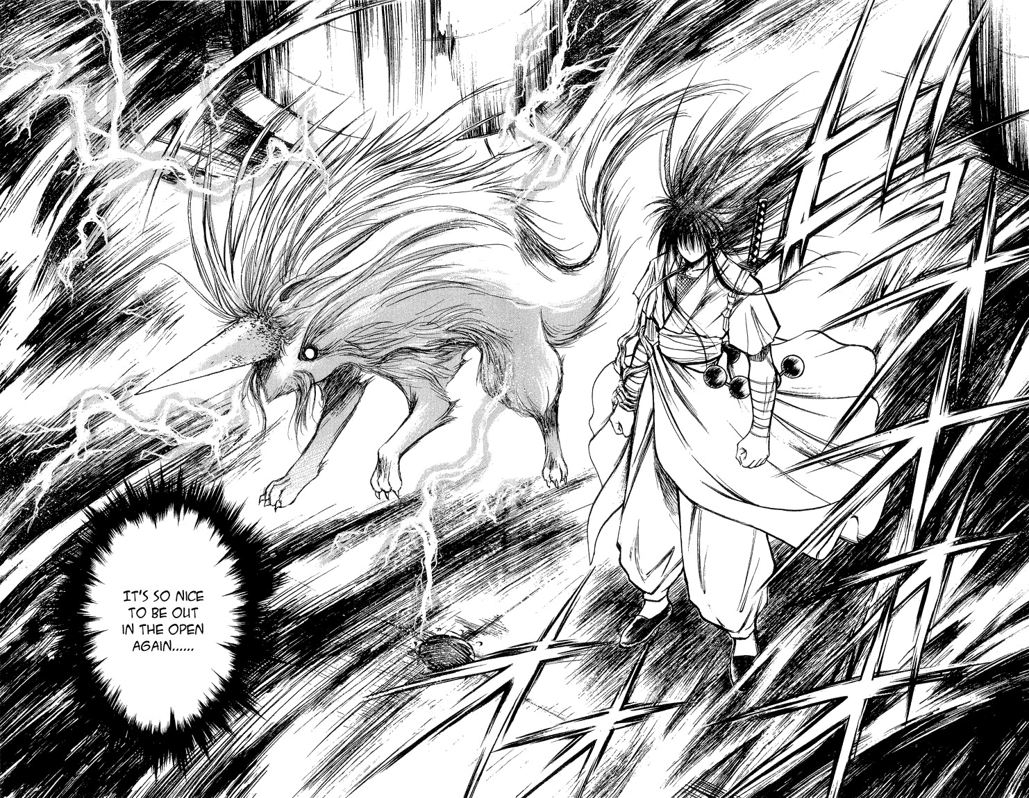 Flame of Recca Chapter 293 page 8 - Chapter 293: -Final Battle- 6th Fight/ Fuuko VS Raiha 2 ~ Fuujin - Raijin