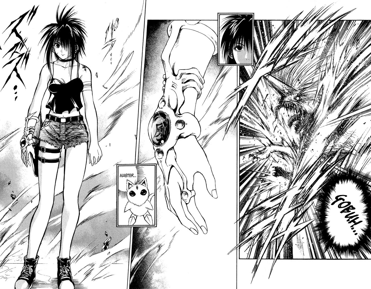 Flame of Recca Chapter 294 page 12 - Chapter 294: -Final Battle- 6th Fight/ Fuuko VS Raiha 3 ~ Driven By the Hokage Blood