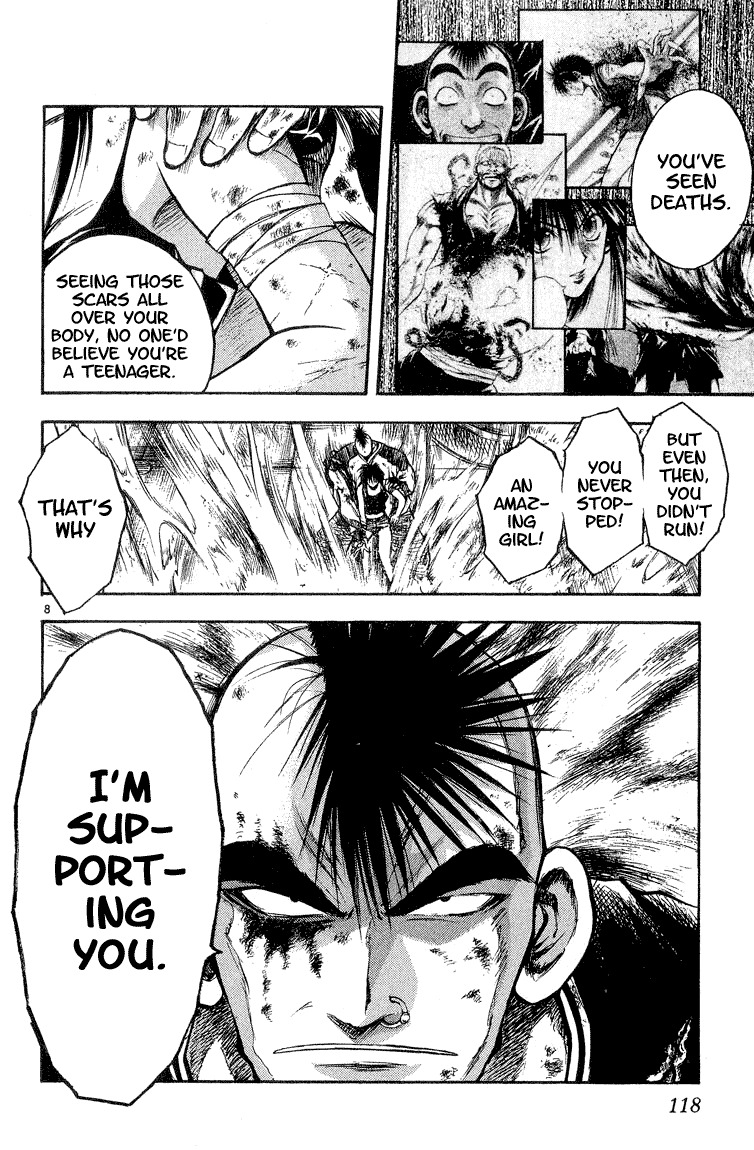 Flame of Recca Chapter 296 page 8 - Chapter 296: -Final Battle- 6th Fight/ Fuuko VS Raiha 5 ~ Wind's Support