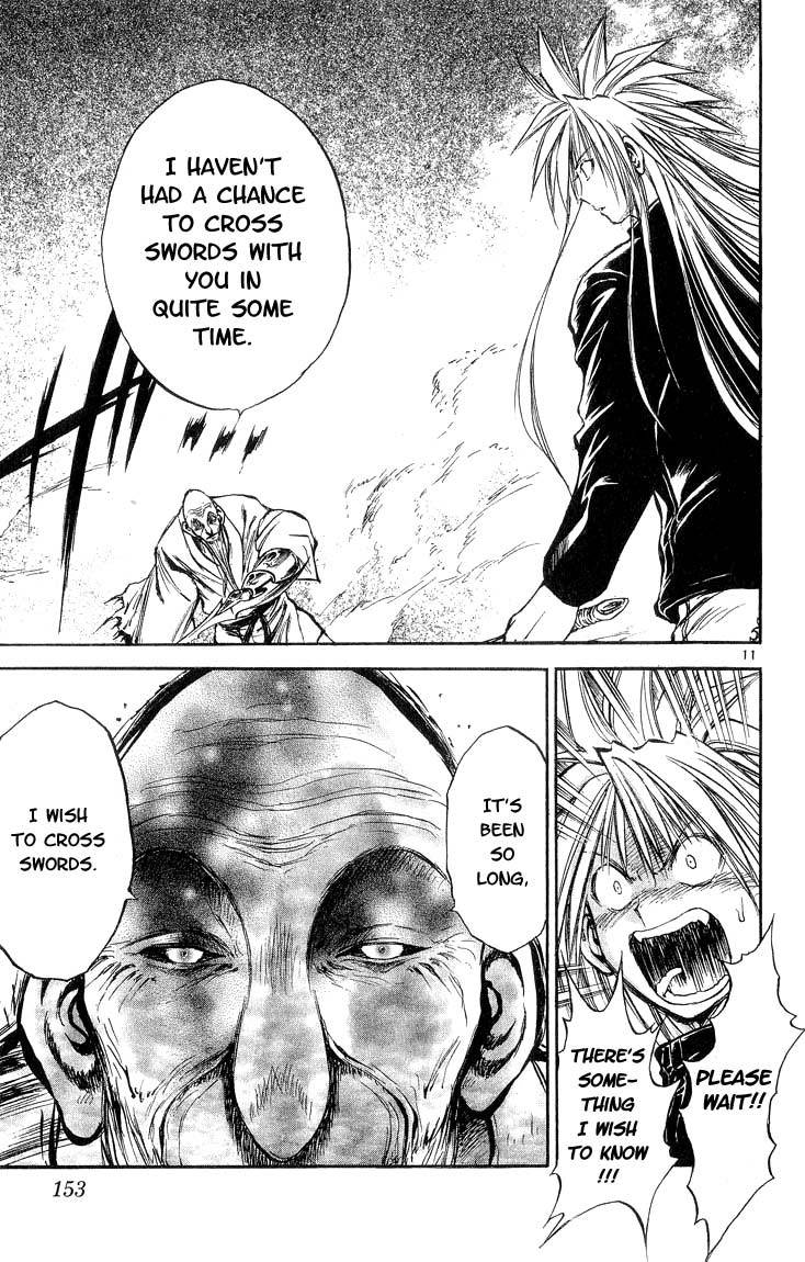 Flame of Recca Chapter 298 page 11 - Chapter 298: -Final Battle- 7th Fight/ Mikagami VS Meguri Kyouza 1 ~ Reunion with Master