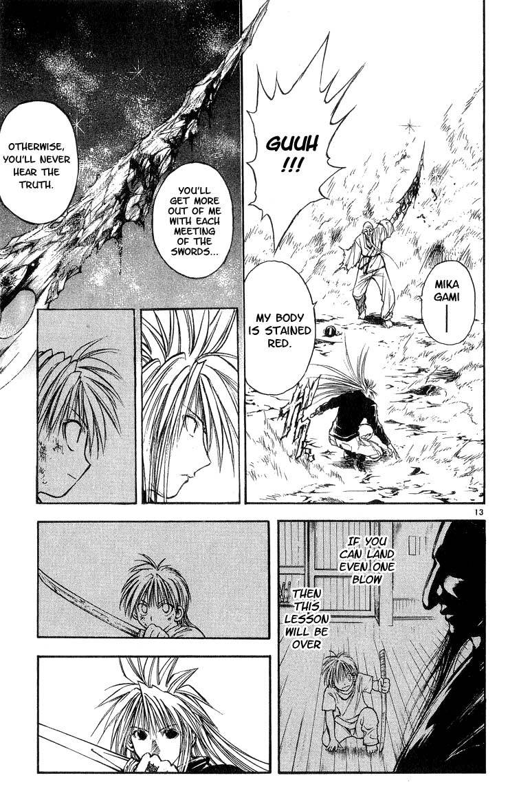 Flame of Recca Chapter 298 page 13 - Chapter 298: -Final Battle- 7th Fight/ Mikagami VS Meguri Kyouza 1 ~ Reunion with Master