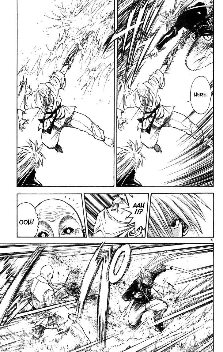 Flame of Recca Chapter 298 page 15 - Chapter 298: -Final Battle- 7th Fight/ Mikagami VS Meguri Kyouza 1 ~ Reunion with Master