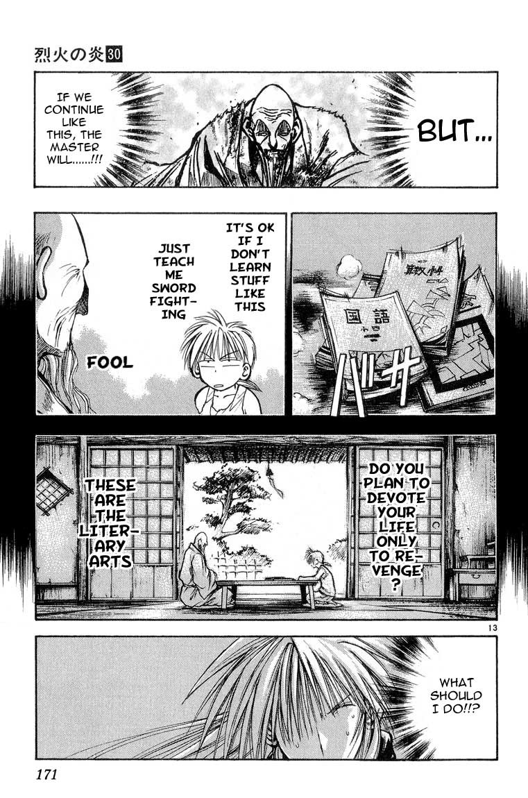 Flame of Recca Chapter 299 page 13 - Chapter 299: -Final Battle- Seventh Fight/ Mikagami VS Meguri Kyouza 2 ~ Master and Pupil