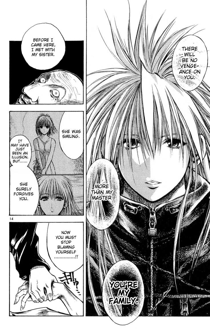 Flame of Recca Chapter 301 page 14 - Chapter 301: -Final Battle- 7th Fight/ Mikagami VS Meguri Kyouza 4 ~ Demise of Revenge