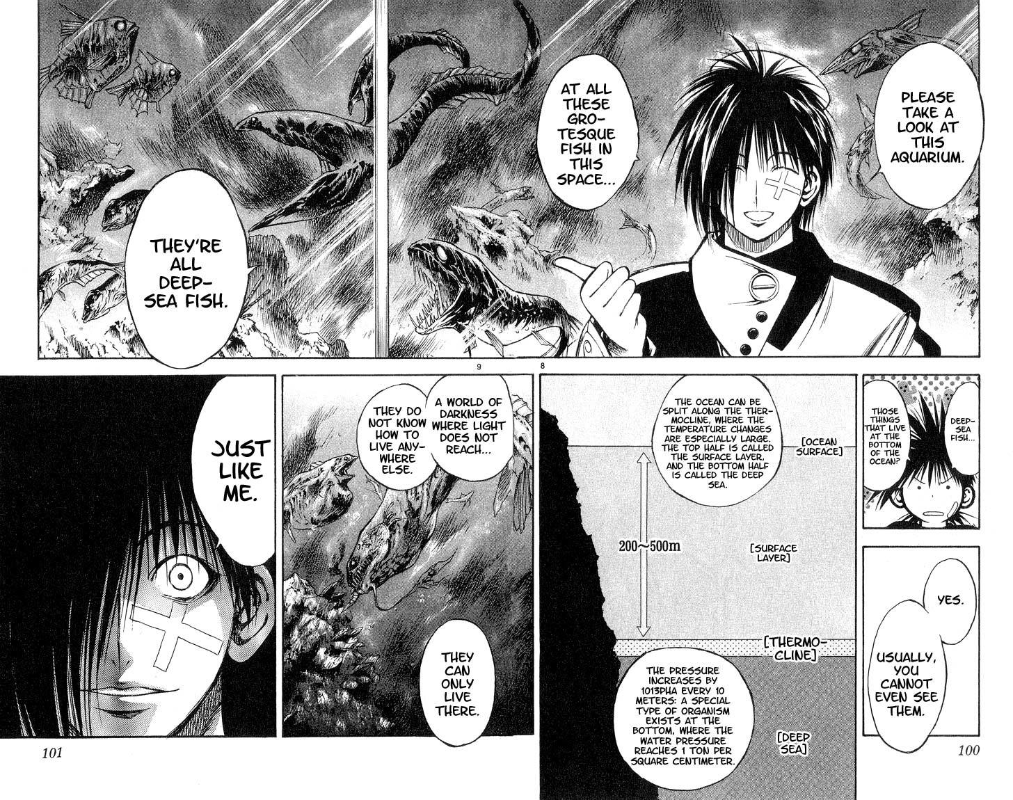 Flame of Recca Chapter 305 page 7 - Chapter 305: -Final Battle- 9th Fight/ Recca VS Aoi 2 ~ The World of Deep-Sea Fish