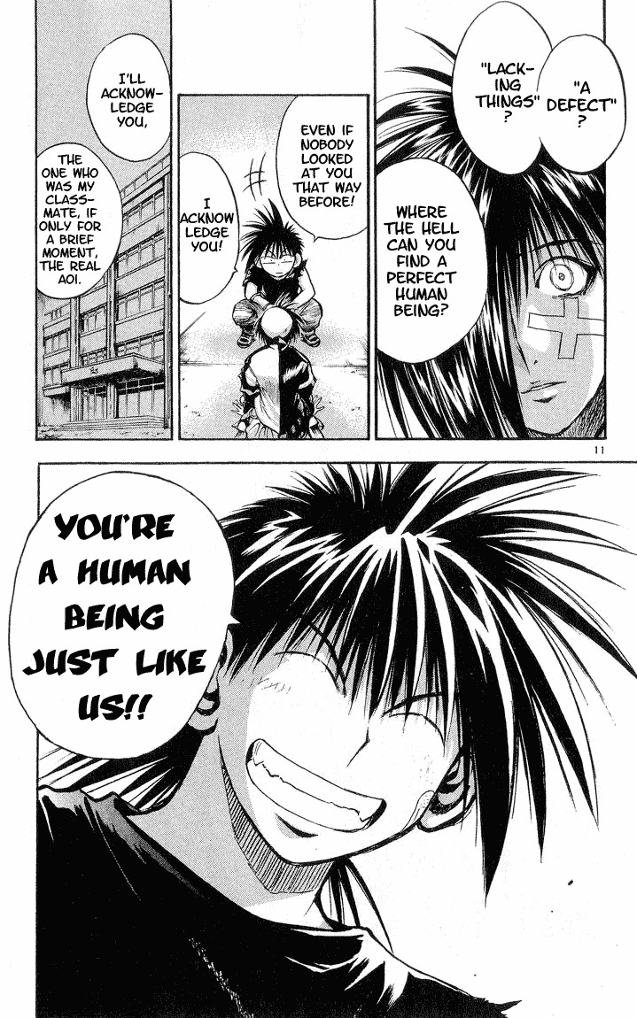 Flame of Recca Chapter 307 page 11 - Chapter 307: -Final Battle- 9th Fight/ Recca VS Aoi 4 ~ The Affirmation of One's Existence