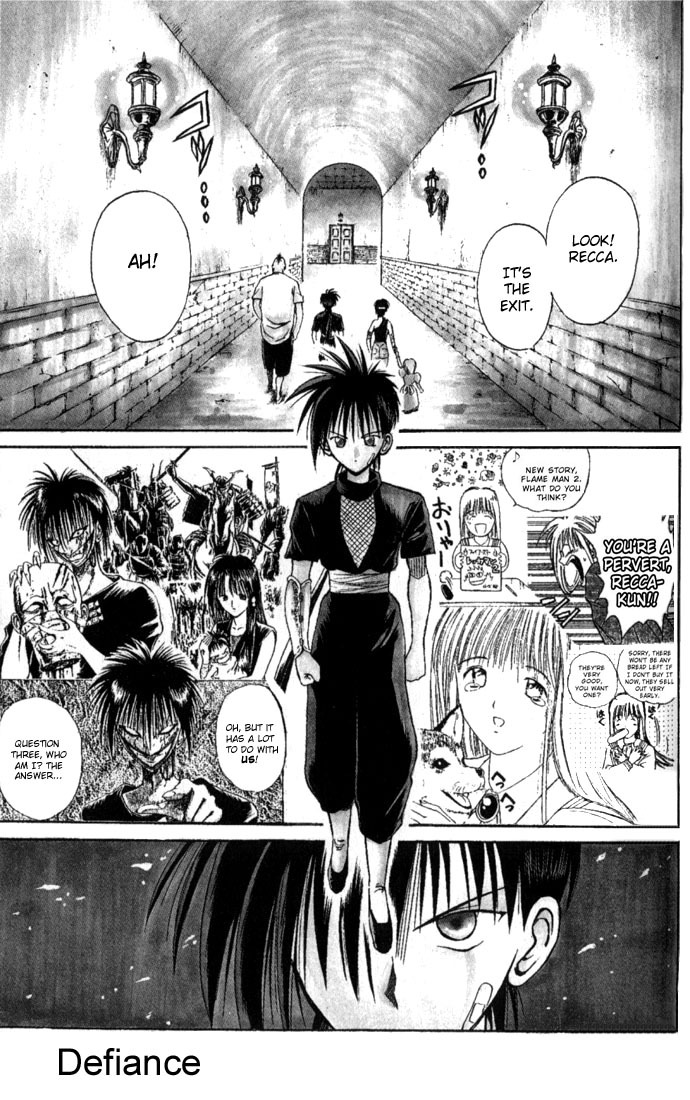 Flame of Recca Chapter 31 page 1 - Chapter 31: Defiance