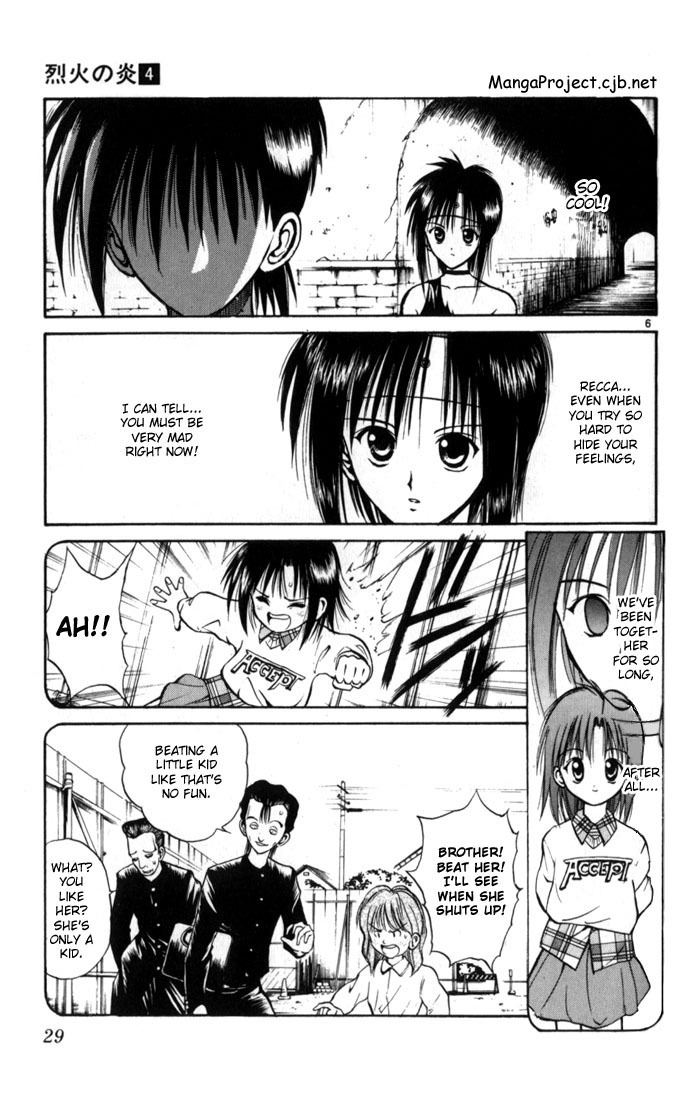 Flame of Recca Chapter 31 page 6 - Chapter 31: Defiance