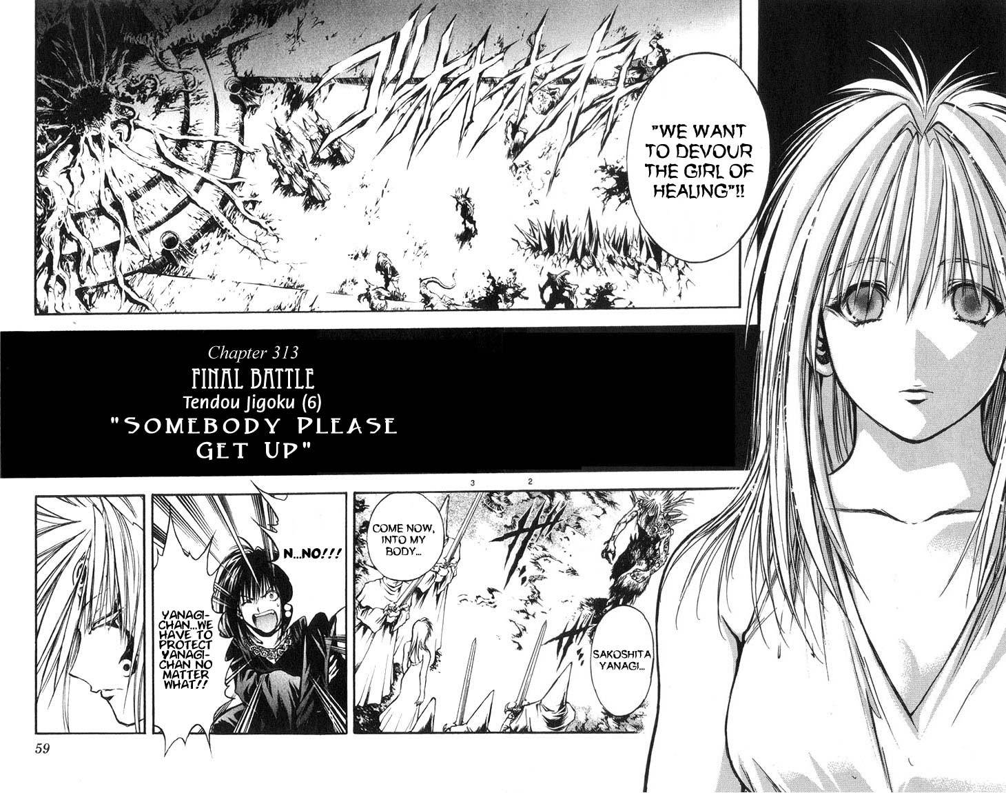 Flame of Recca Chapter 313 page 2 - Chapter 313: -Final Battle- Tendou Jigoku (6) "Somebody Please Get Up"