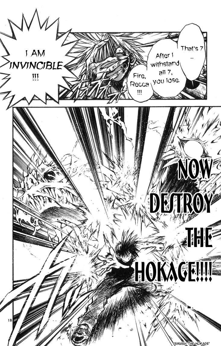 Flame of Recca Chapter 316 page 18 - Chapter 316: -Final Battle- Tendou Jigoku (9) The Summoning of the 7 Dragons