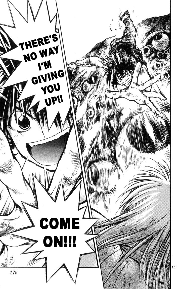 Flame of Recca Chapter 319 page 15 - Chapter 319: -Final Battle- Tendou Jigoku (12) Send the Voice, Send it to the Heart