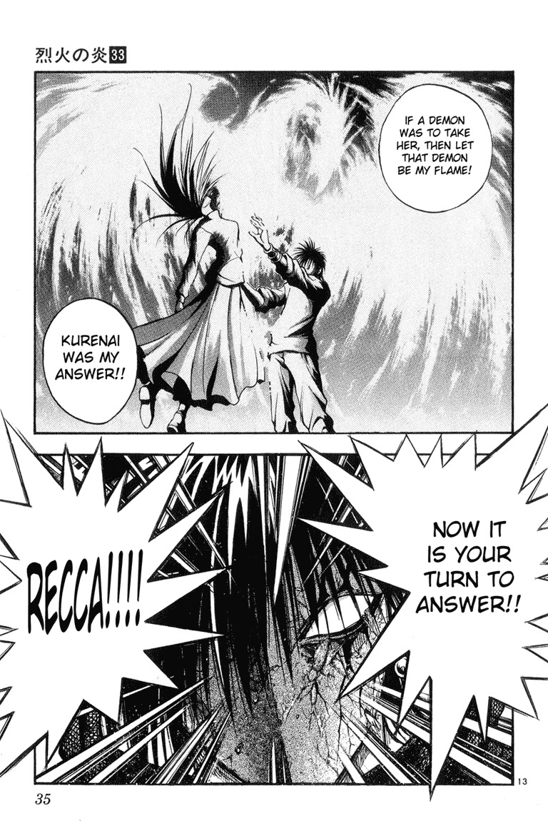 Flame of Recca Chapter 322 page 13 - Chapter 322: -Final Battle- Tendou Jigoku (15) Rising Flames