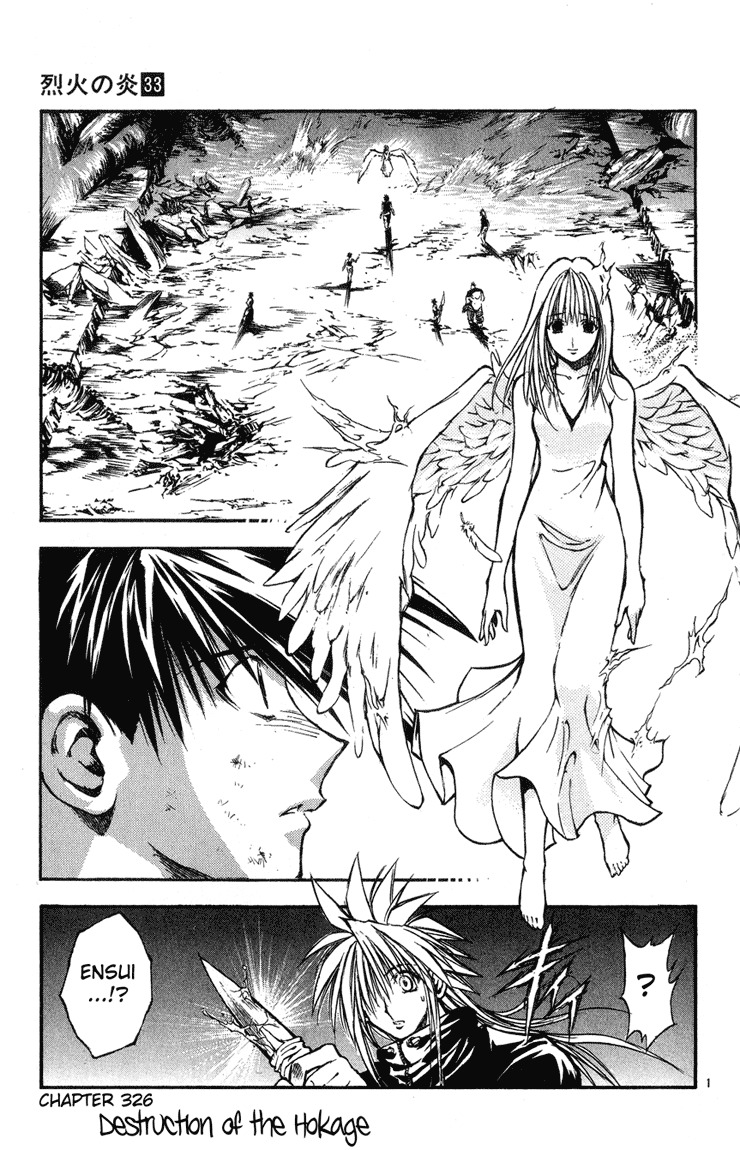 Flame of Recca Chapter 326 page 1 - Chapter 326: Destruction of the Hokage