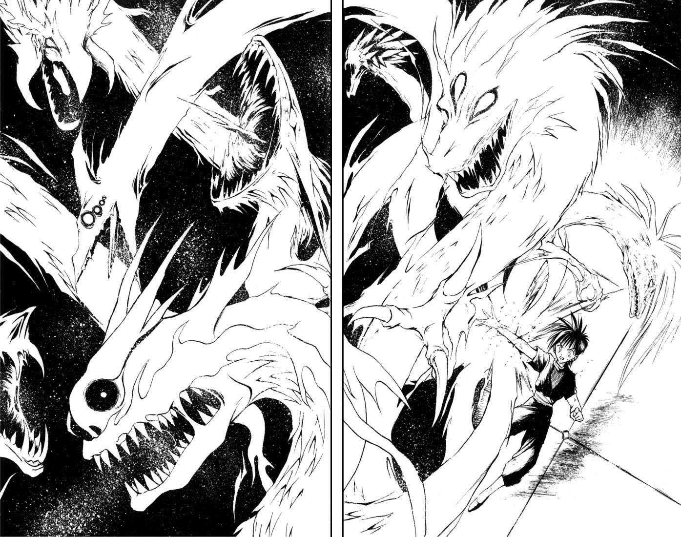Flame of Recca Chapter 35 page 9 - Chapter 35: Eight Flame Dragons