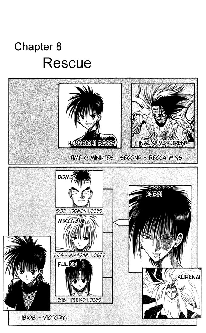 Flame of Recca Chapter 37 page 1 - Chapter 37: Rescue