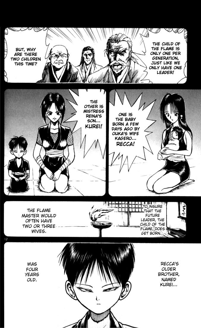 Flame of Recca Chapter 38 page 11 - Chapter 38: Truth of the Past I