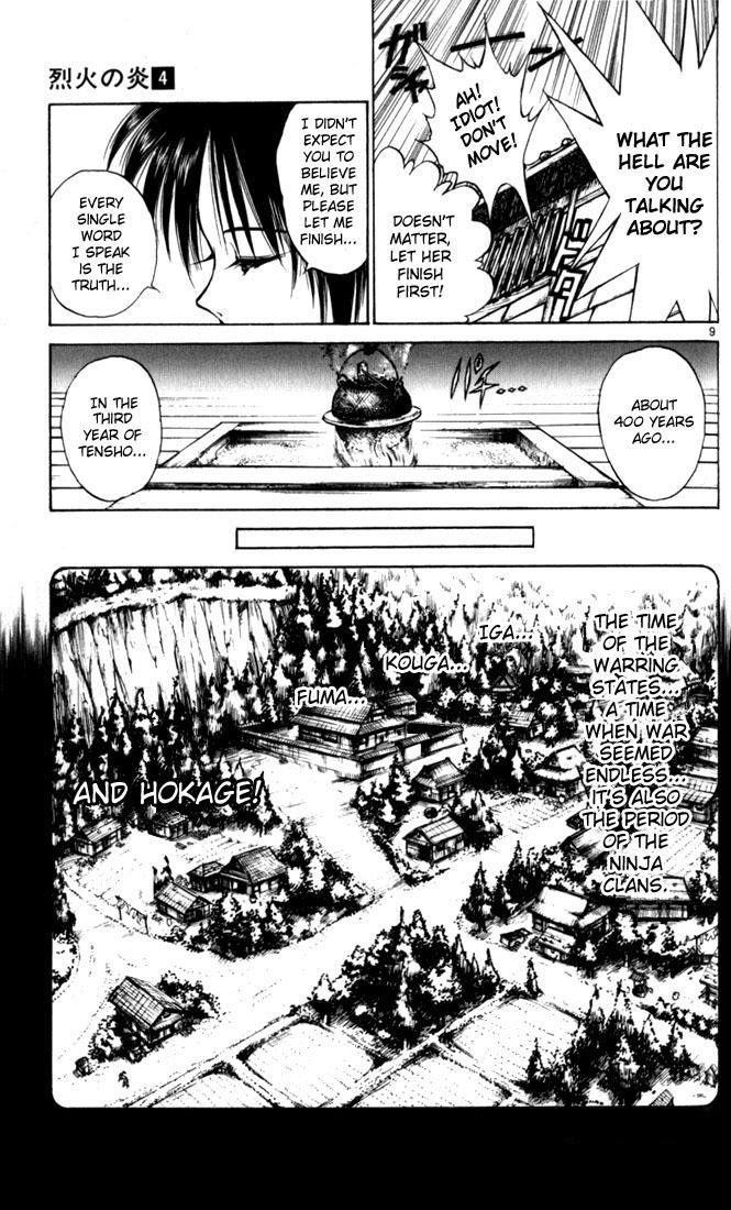 Flame of Recca Chapter 38 page 8 - Chapter 38: Truth of the Past I