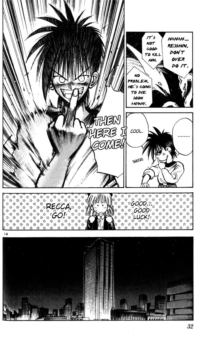 Flame of Recca Chapter 41 page 14 - Chapter 41: Challenging the Eight Flame Dragons