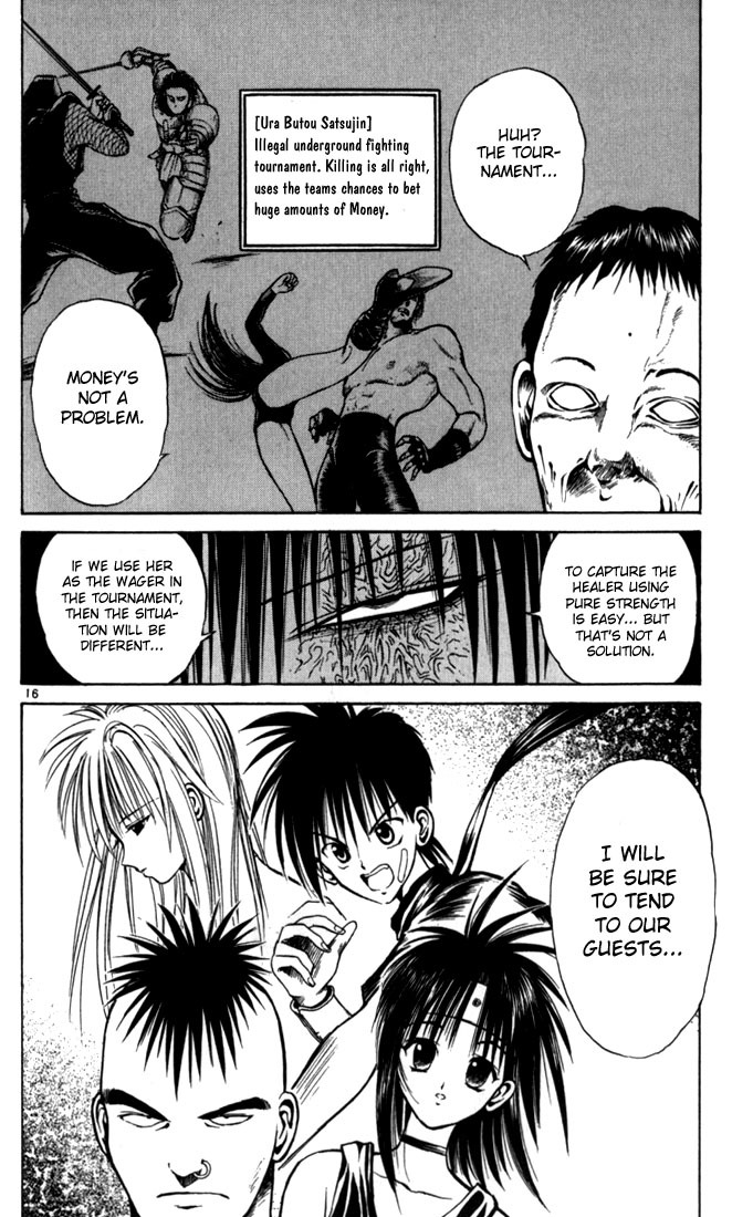Flame of Recca Chapter 41 page 16 - Chapter 41: Challenging the Eight Flame Dragons