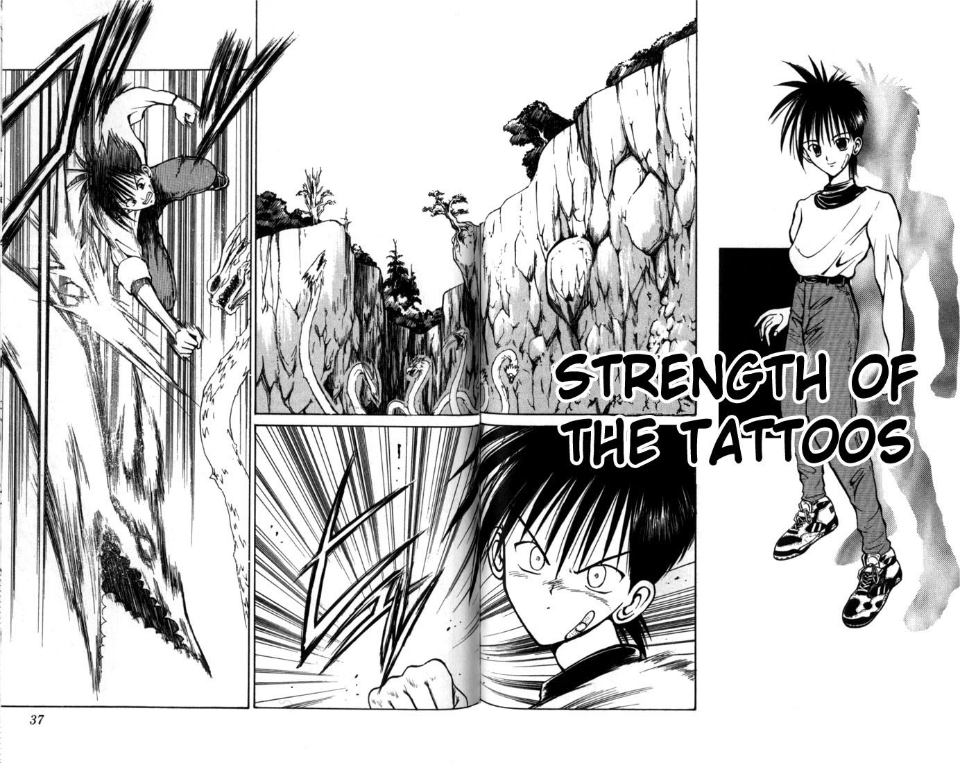 Flame of Recca Chapter 42 page 2 - Chapter 42: Strength of the Tattoos