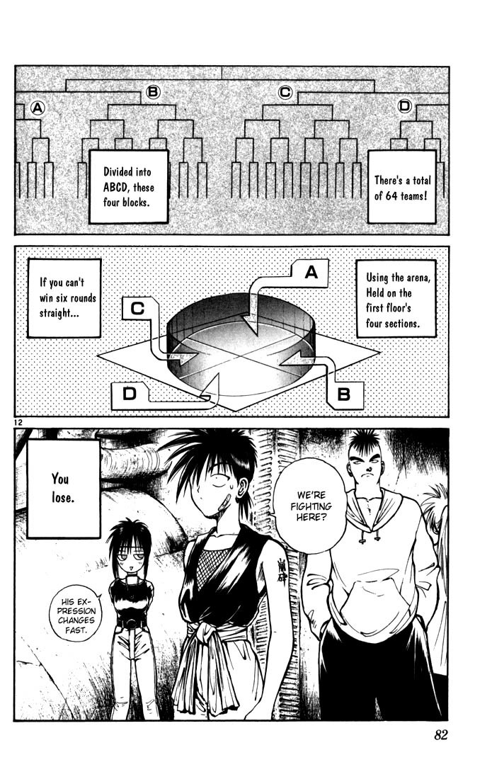 Flame of Recca Chapter 44 page 11 - Chapter 44: The First Round of the Tournament
