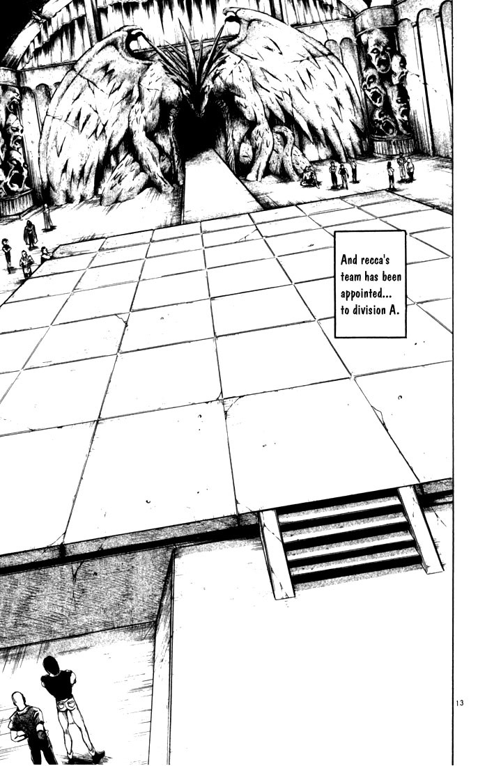 Flame of Recca Chapter 44 page 12 - Chapter 44: The First Round of the Tournament