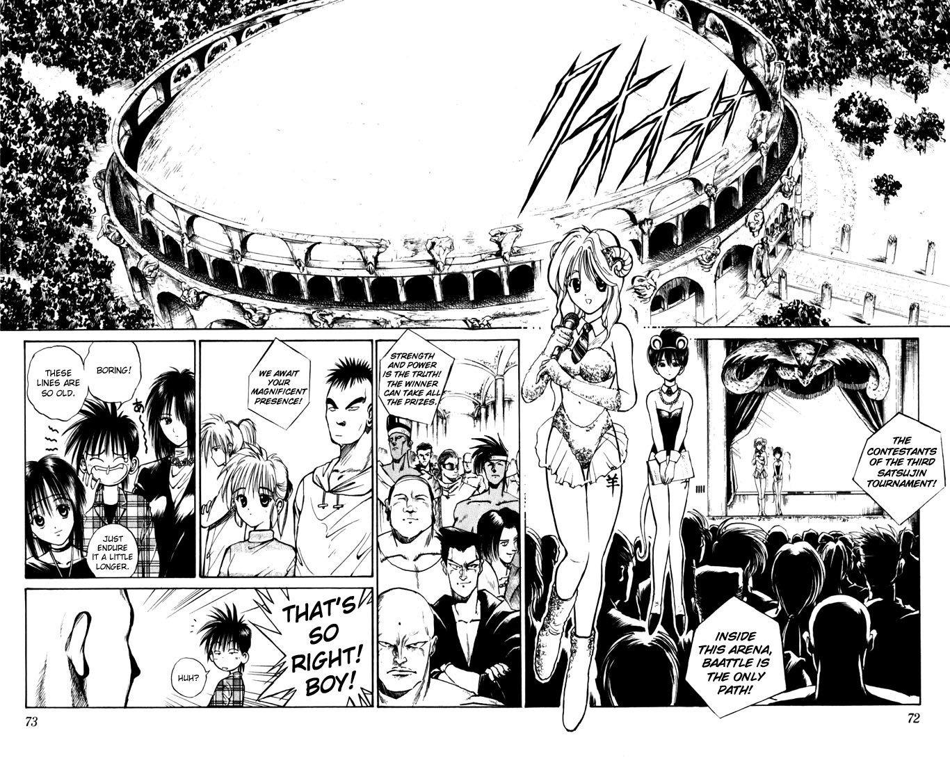 Flame of Recca Chapter 44 page 2 - Chapter 44: The First Round of the Tournament