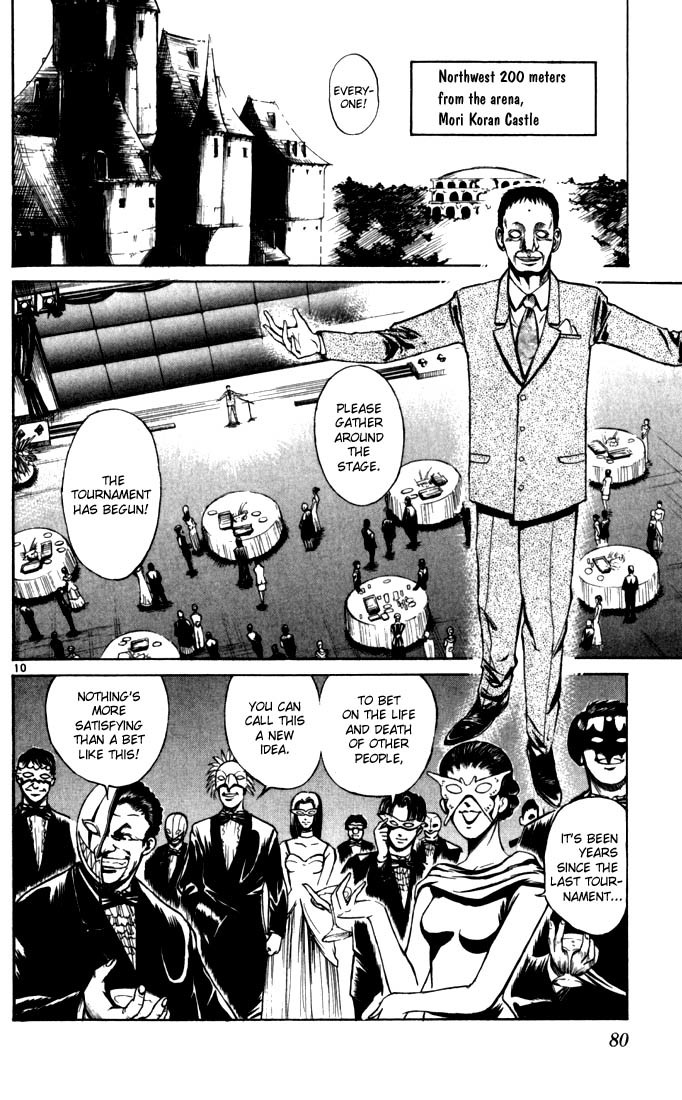 Flame of Recca Chapter 44 page 9 - Chapter 44: The First Round of the Tournament