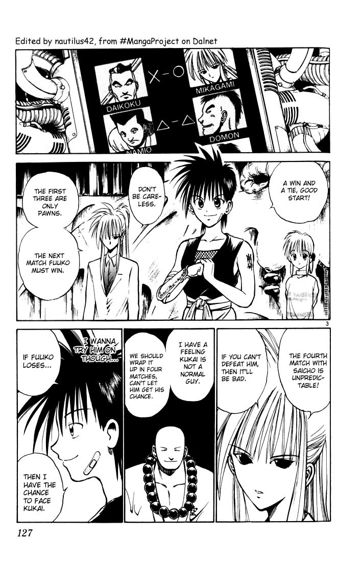 Flame of Recca Chapter 47 page 3 - Chapter 47: Kuu III (Strength of the Claw)