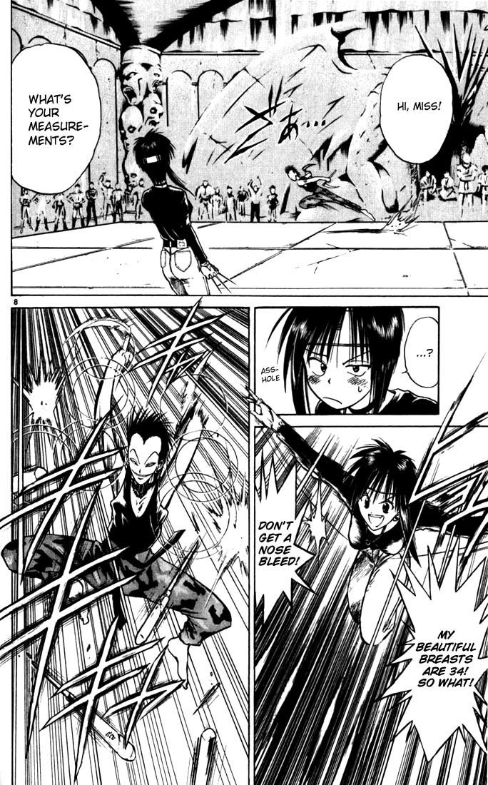 Flame of Recca Chapter 47 page 8 - Chapter 47: Kuu III (Strength of the Claw)