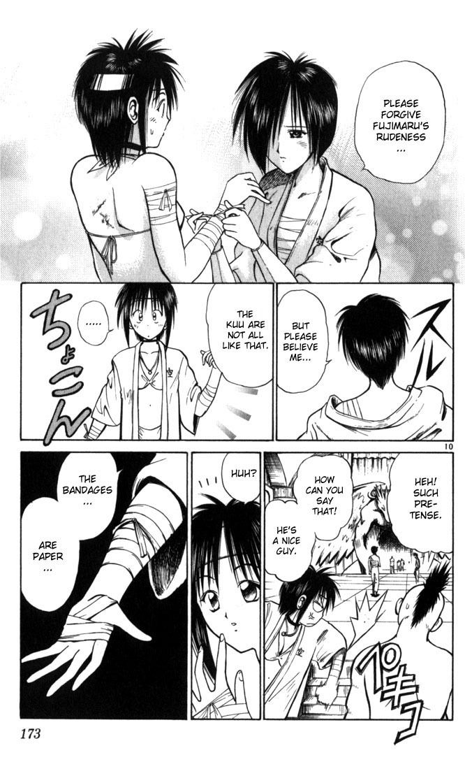 Flame of Recca Chapter 49 page 10 - Chapter 49: Kuu V (Saicho's Snowflake of Paper)