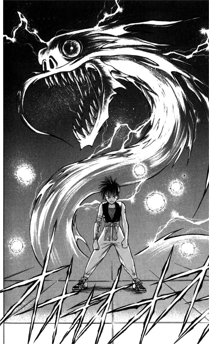 Flame of Recca Chapter 49 page 15 - Chapter 49: Kuu V (Saicho's Snowflake of Paper)